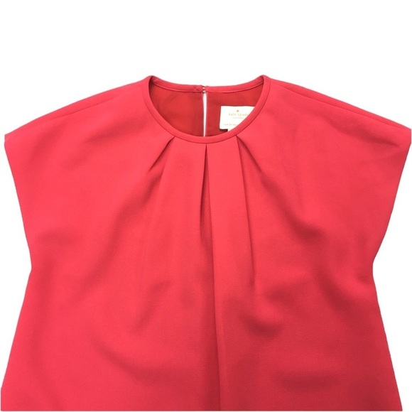 Kate Spade Shaft Smock Dress in Coral Pink - Picture 4 of 8